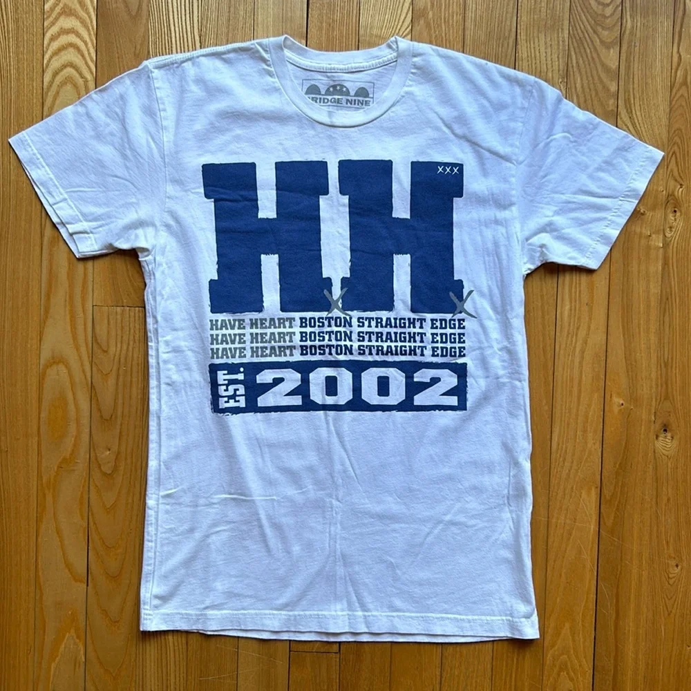 HAVE HEART BOSTON STRAIGHT EDGE 2002 Bridge Nine T Shirt - Picture 1 of 3